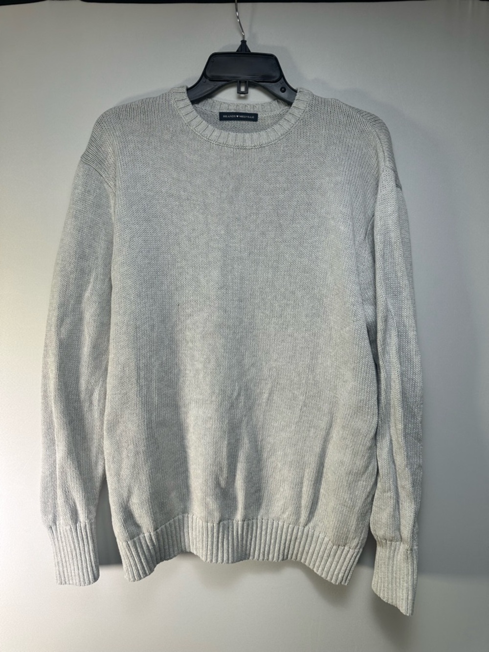 Brandy Melville Light Gray Crewneck Sweater
